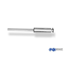 Silencieux avant sport 100% inox FOX EXHAUST SYSTEMS pour FORD FOCUS MK3 (BREAK)