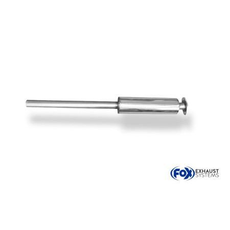 Silencieux avant sport 100% inox FOX EXHAUST SYSTEMS pour FORD FOCUS MK3 (BREAK)