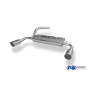 Silencieux arrière duplex sport 100% inox 1x100mm type 16 FOX EXHAUST SYSTEMS pour FORD FOCUS MK3 (BREAK)