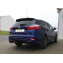 Silencieux arrière duplex sport 100% inox 1x100mm type 16 FOX EXHAUST SYSTEMS pour FORD FOCUS MK3 (BREAK)