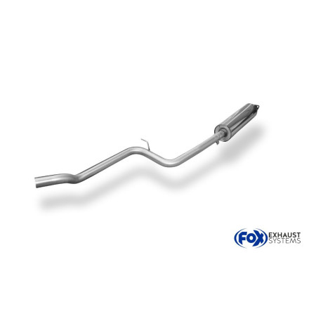 Silencieux avant sport 100% inox FOX EXHAUST SYSTEMS pour FORD FOCUS MK3 (BREAK)