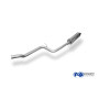 Silencieux avant sport 100% inox FOX EXHAUST SYSTEMS pour FORD FOCUS MK3 (BREAK)