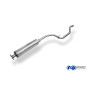 Silencieux avant sport 100% inox FOX EXHAUST SYSTEMS pour FORD FOCUS MK3 (BREAK)