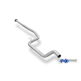 Tube de remplacement de silencieux avant 100% inox FOX EXHAUST SYSTEMS pour FORD FOCUS MK3 (BREAK)