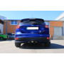 Silencieux arrière sport 100% inox 2x100mm type 25 FOX EXHAUST SYSTEMS pour FORD FOCUS ST MK3