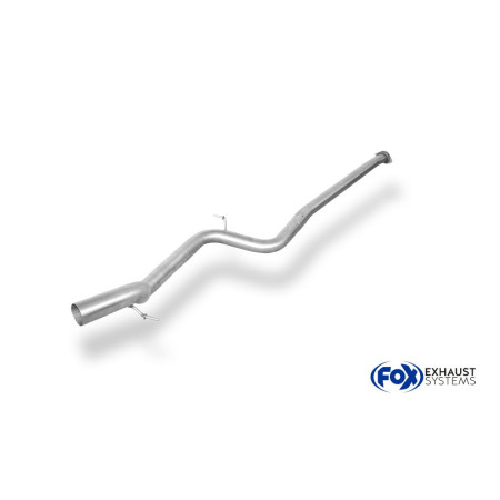 Tube de remplacement de silencieux avant 100% inox FOX EXHAUST SYSTEMS pour FORD FOCUS ST MK3