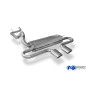 Silencieux arrière sport 100% inox 2x115x85mm type 32 FOX EXHAUST SYSTEMS pour FORD FOCUS ST MK3 (TDCI)