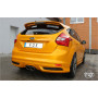 Silencieux arrière sport 100% inox 2x115x85mm type 32 FOX EXHAUST SYSTEMS pour FORD FOCUS ST MK3 (TDCI)