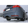 Silencieux arrière sport 100% inox 2x115x85mm type 32 (émaillé noir) FOX EXHAUST SYSTEMS pour FORD FOCUS ST MK3 (BREAK)