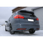 Silencieux arrière sport 100% inox 2x115x85mm type 32 (émaillé noir) FOX EXHAUST SYSTEMS pour FORD FOCUS ST MK3 (BREAK)