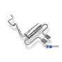 Silencieux arrière sport 100% inox 2x115x85mm type 32 FOX EXHAUST SYSTEMS pour FORD FOCUS ST MK3 (BREAK/TDCI)