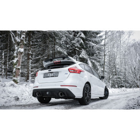 Silencieux arrière duplex sport 100% inox 2x114mm type 25 FOX EXHAUST SYSTEMS pour FORD FOCUS RS MK3