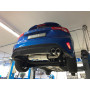 Silencieux arrière sport 100% inox 2x90mm type 25 FOX EXHAUST SYSTEMS pour FORD FOCUS ST-LINE MK4