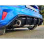 Silencieux arrière duplex sport 100% inox 1x100mm type 25 FOX EXHAUST SYSTEMS pour FORD FOCUS ST-LINE MK4