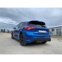 Silencieux arrière sport 100% inox 2x90mm type 25 FOX EXHAUST SYSTEMS pour FORD FOCUS ST-LINE MK4