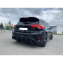 Silencieux arrière duplex sport 100% inox 1x100mm type 25 FOX EXHAUST SYSTEMS pour FORD FOCUS ST MK4