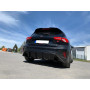 Silencieux arrière duplex sport 100% inox 1x100mm type 25 (émaillé noir) FOX EXHAUST SYSTEMS pour FORD FOCUS ST MK4