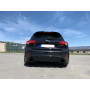 Silencieux arrière duplex sport 100% inox 1x100mm type 25 (émaillé noir) FOX EXHAUST SYSTEMS pour FORD FOCUS ST MK4