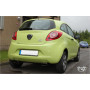 Silencieux arrière duplex sport 100% inox 1x150x70mm type 53 FOX EXHAUST SYSTEMS pour FORD KA (2009-)