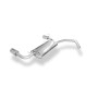 Silencieux arrière duplex sport 100% inox 1x90mm type 13 FOX EXHAUST SYSTEMS pour FORD KA (2009-)