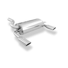 Silencieux arrière duplex sport 100% inox 1x106x71mm type 32 FOX EXHAUST SYSTEMS pour FORD KUGA (2008-2012)