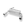Silencieux arrière duplex sport 100% inox 1x100mm type 16 FOX EXHAUST SYSTEMS pour FORD KUGA (2008-2012)