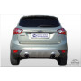 Silencieux arrière duplex sport 100% inox 1x100mm type 16 FOX EXHAUST SYSTEMS pour FORD KUGA (2008-2012)