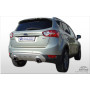 Silencieux arrière duplex sport 100% inox 1x100mm type 16 FOX EXHAUST SYSTEMS pour FORD KUGA (2008-2012)