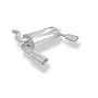 Silencieux arrière duplex sport 100% inox 1x100mm type 17 FOX EXHAUST SYSTEMS pour FORD KUGA II (2013-)