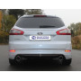Silencieux arrière duplex sport 100% inox 1x100mm type 16 FOX EXHAUST SYSTEMS pour FORD MONDEO MK4 TITANIUM S (BREAK)