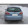 Silencieux arrière duplex sport 100% inox 2x80mm type 13 FOX EXHAUST SYSTEMS pour FORD MONDEO MK4 (BREAK)