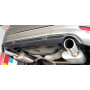Silencieux arrière duplex sport 100% inox 1x100mm type 16 FOX EXHAUST SYSTEMS pour FORD MONDEO MK4 (BREAK)