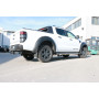 Silencieux arrière duplex (sidepipe) sport 100% inox 2x115x85mm type 38 FOX EXHAUST SYSTEMS pour FORD RANGER WILDTRAK