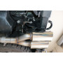 Silencieux arrière duplex sport 100% inox 2x100mm type 25 FOX EXHAUST SYSTEMS pour FORD RAPTOR DOUBLE CABINE