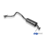 Silencieux arrière (sidepipe) sport 100% inox 2x115x85mm type 38 FOX EXHAUST SYSTEMS pour FORD RAPTOR DOUBLE CABINE