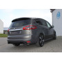 Silencieux arrière duplex sport 100% inox 1x115x85mm type 38 FOX EXHAUST SYSTEMS pour FORD S-MAX