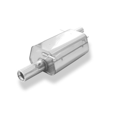 Silencieux arrière sport 100% inox 1x80mm type 13 FOX EXHAUST SYSTEMS pour FORD STREET KA