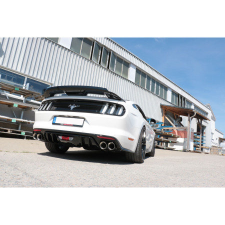 Silencieux arrière duplex sport 100% inox 2x100mm type 25 FOX EXHAUST SYSTEMS pour FORD MUSTANG COUPÉ & CABRIOLET
