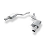 Silencieux arrière duplex sport 100% inox 1x100mm type 25 FOX EXHAUST SYSTEMS pour FORD MUSTANG COUPÉ & CABRIOLET (3.7L/5.0L)