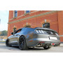 Silencieux arrière duplex sport 100% inox 1x100mm type 25 FOX EXHAUST SYSTEMS pour FORD MUSTANG COUPÉ & CABRIOLET (3.7L/5.0L)