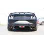 Silencieux arrière duplex sport 100% inox 2x100mm type 16 FOX EXHAUST SYSTEMS pour FORD MUSTANG COUPÉ & CABRIOLET (5.0L)