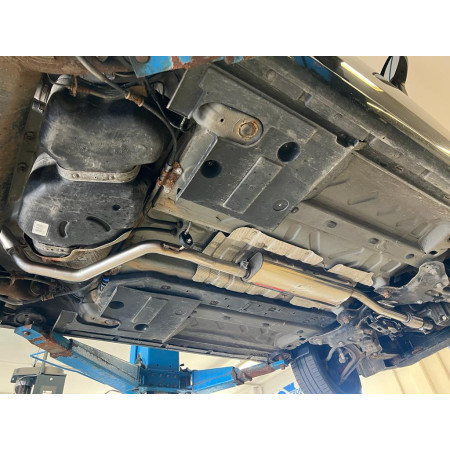 Silencieux avant sport 100% inox FOX EXHAUST SYSTEMS pour FIAT 500/500C