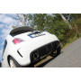 Silencieux arrière duplex sport 100% inox 1x100mm type 25 FOX EXHAUST SYSTEMS pour FIAT 500 ABARTH