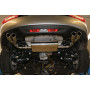 Silencieux arrière duplex sport 100% inox 2x70mm type 16 FOX EXHAUST SYSTEMS pour FIAT 124 SPIDER