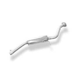 Silencieux avant sport 100% inox FOX EXHAUST SYSTEMS pour FIAT 124 SPIDER