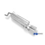Silencieux arrière sport 100% inox 2x76mm type 13 FOX EXHAUST SYSTEMS pour FIAT GRANDE PUNTO (199)
