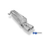 Silencieux arrière sport 100% inox 2x76mm type 13 FOX EXHAUST SYSTEMS pour FIAT GRANDE PUNTO (199)