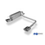 Silencieux arrière duplex sport 100% inox 1x135x80mm type 53 FOX EXHAUST SYSTEMS pour FIAT GRANDE PUNTO (199)
