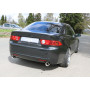 Silencieux arrière duplex sport 100% inox 1x100mm type 17 FOX EXHAUST SYSTEMS pour HONDA ACCORD VII (CL9)