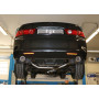 Silencieux arrière duplex sport 100% inox 1x100mm type 17 FOX EXHAUST SYSTEMS pour HONDA ACCORD VII (CL9)